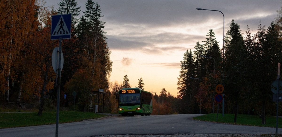 early morning commute