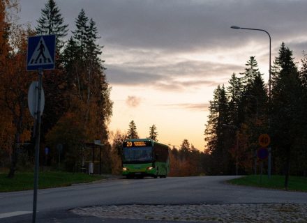 early morning commute